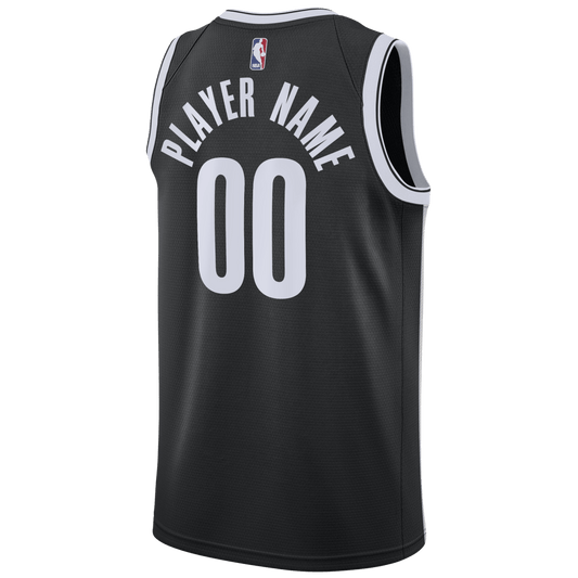 Personalized Brooklyn Nets Black Icon Jersey - Elite Zone Sports