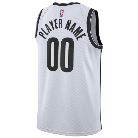 Personalized Brooklyn Nets White Association Jersey - Elite Zone Sports