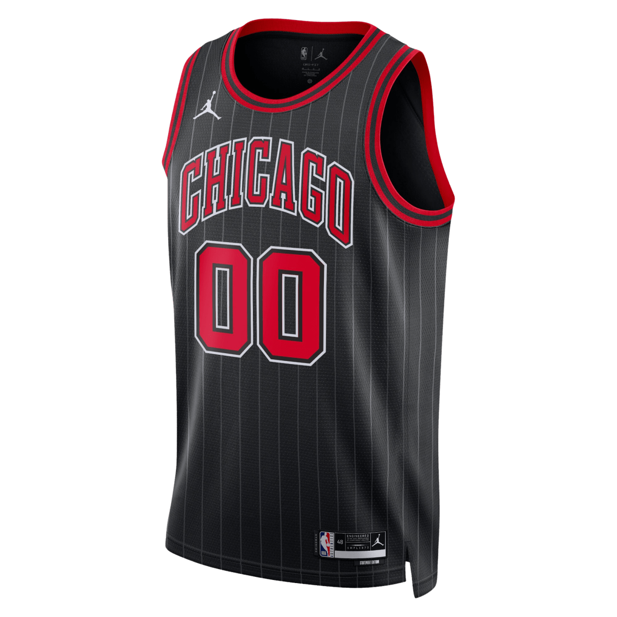 Personalized Chicago Bulls Black Statement Jersey - Elite Zone Sports