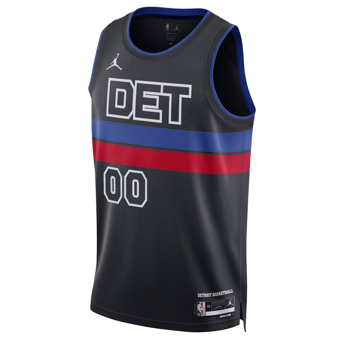 Personalized Detroit Pistons Black Statement Jersey - Elite Zone Sports