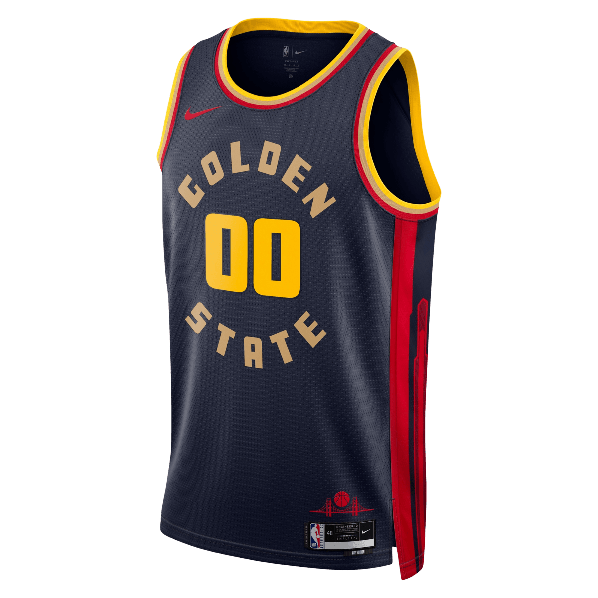 Personalized Golden State Warriors Navy City Edition Jersey - Elite Zone Sports