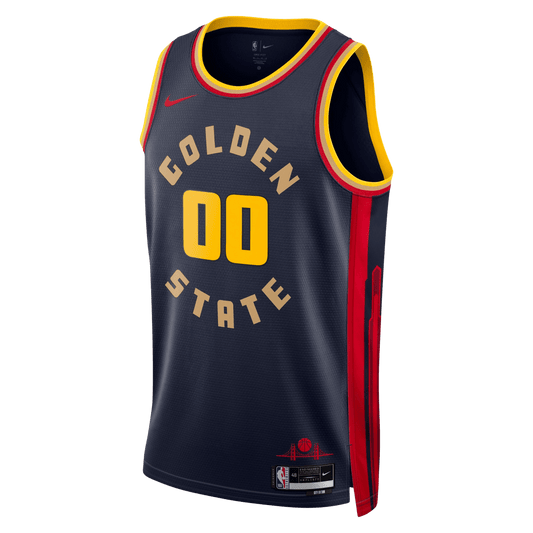 Personalized Golden State Warriors Navy City Edition Jersey - Elite Zone Sports