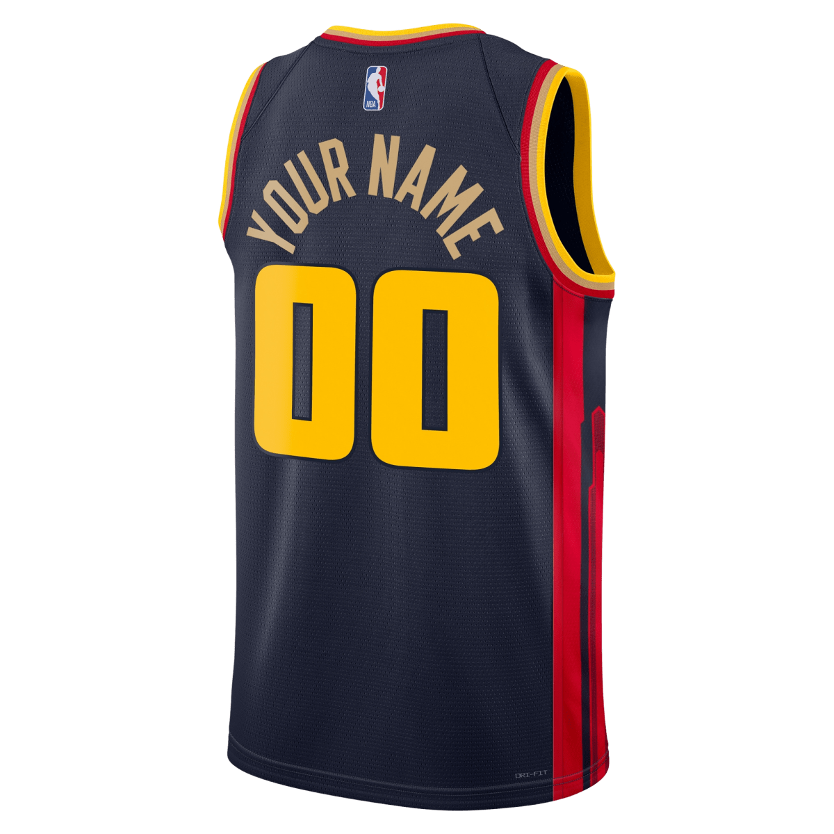 Personalized Golden State Warriors Navy City Edition Jersey - Elite Zone Sports