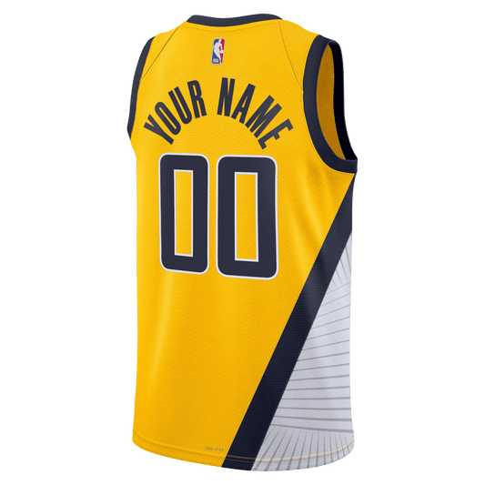 Personalized Indiana Pacers Gold Statement Jersey - Elite Zone Sports