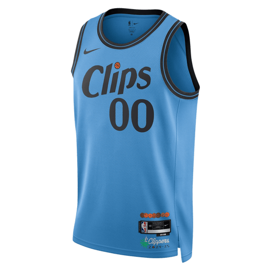 Personalized LA Clippers Light Blue City Edition Jersey - Elite Zone Sports