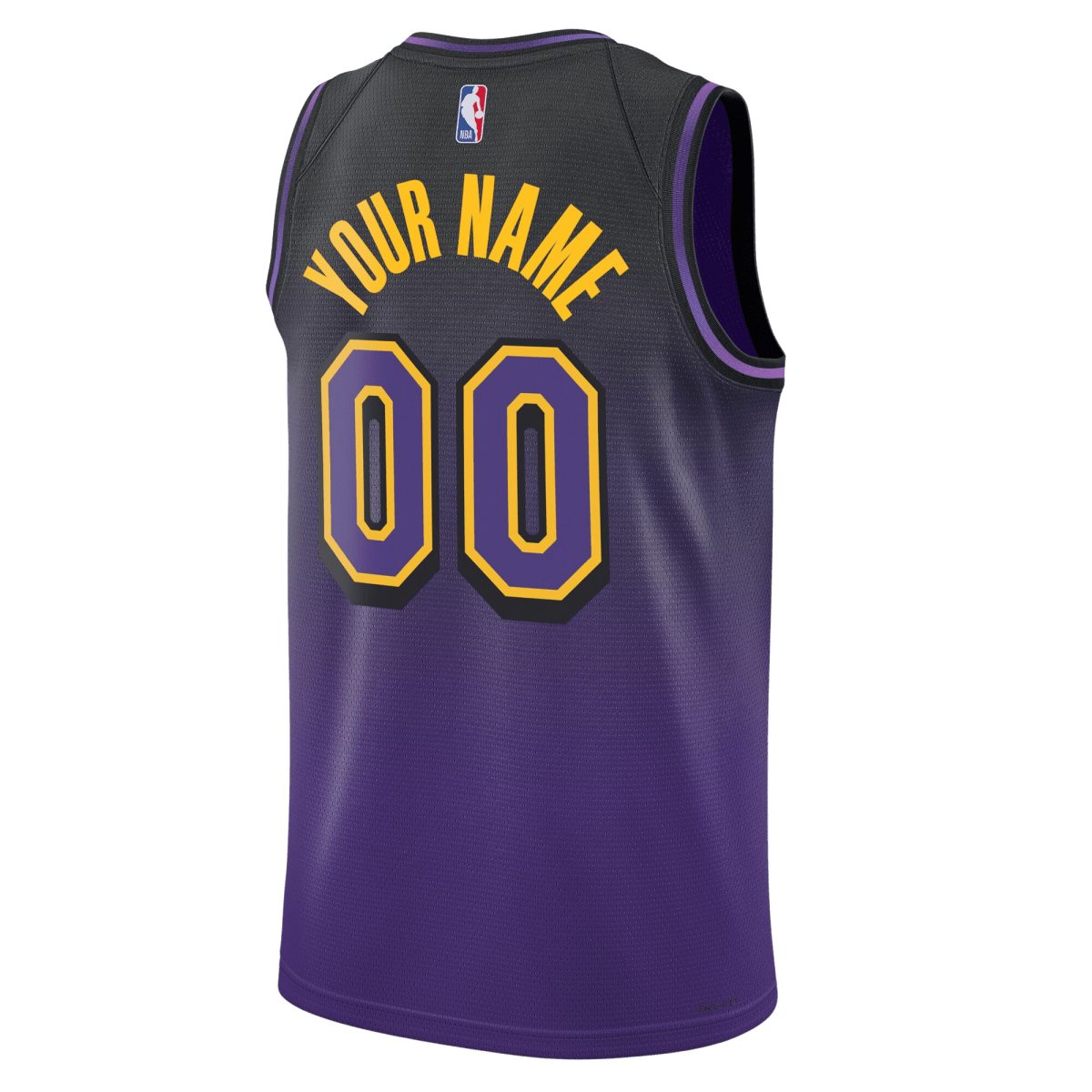 Personalized Los Angeles Lakers Purple City Edition Jersey - Elite Zone Sports