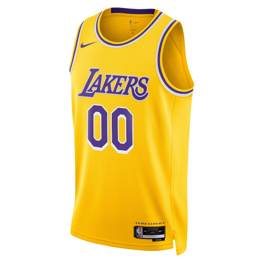 Personalized Los Angeles Lakers Yellow Icon Edition Jersey - Elite Zone Sports