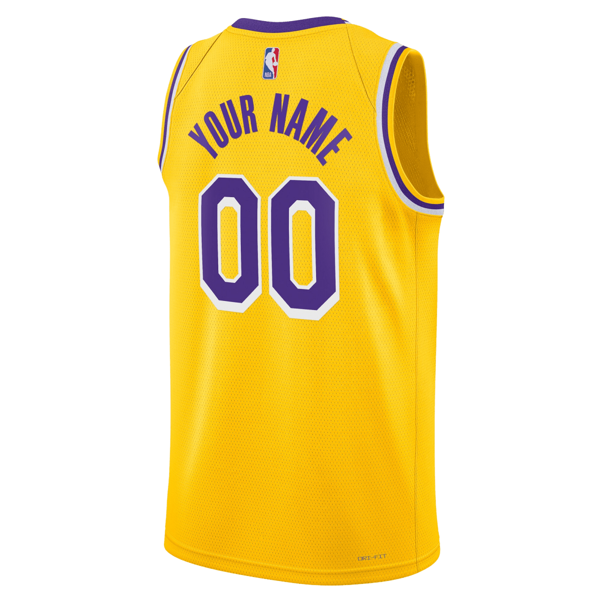 Personalized Los Angeles Lakers Yellow Icon Edition Jersey - Elite Zone Sports