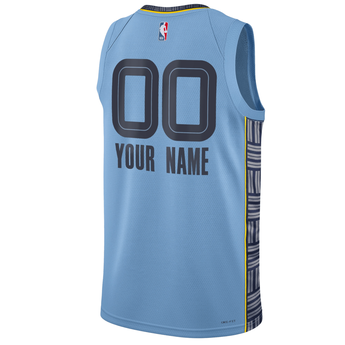 Personalized Memphis Grizzlies Light Blue Statement Jersey - Elite Zone Sports