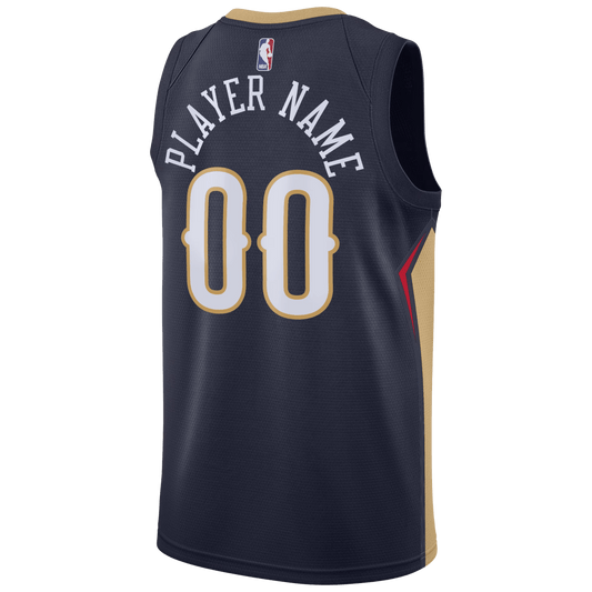 Personalized New Orleans Pelicans Navy Icon Jersey - Elite Zone Sports
