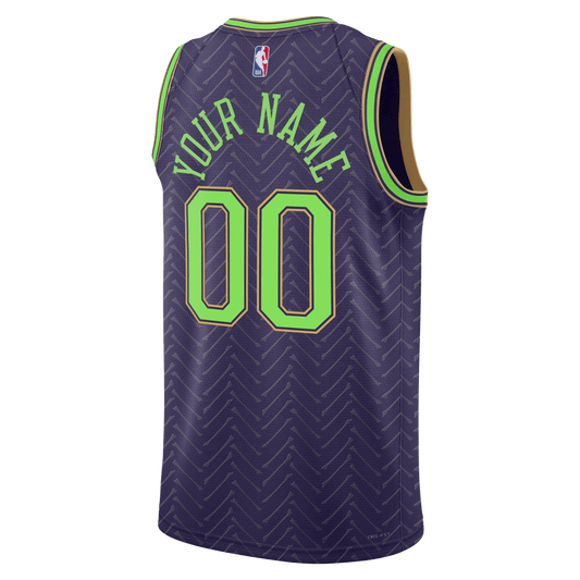 Personalized New Orleans Pelicans Purple City Edition Jersey - Elite Zone Sports