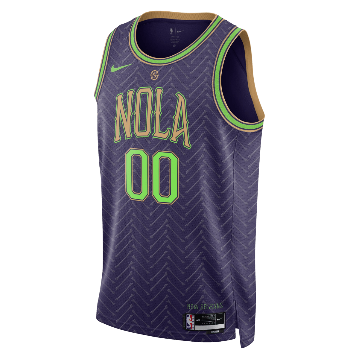 Personalized New Orleans Pelicans Purple City Edition Jersey - Elite Zone Sports