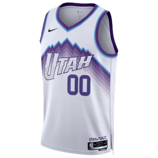 Personalized Utah Jazz White Association Jersey - Elite Zone Sports
