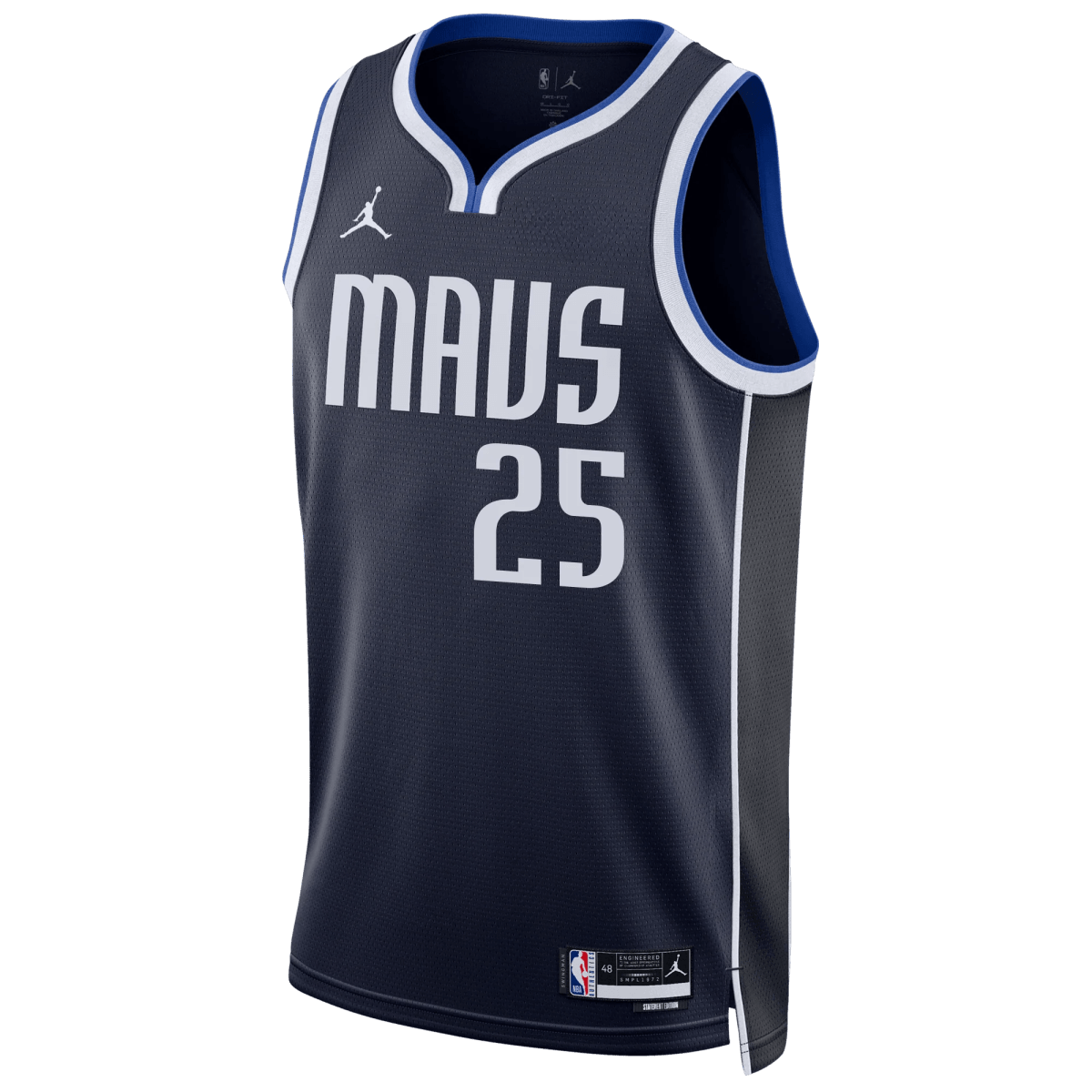 P.J. Washington 25 Dallas Mavericks Navy Statement Jersey - Elite Zone Sports