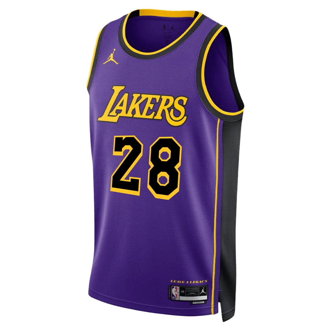 Rui Hachimura 28 Los Angeles Lakers Purple Statement Jersey - Elite Zone Sports