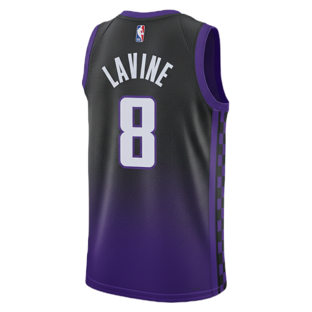Zach LaVine #8 Sacramento Kings Purple Statement Jersey