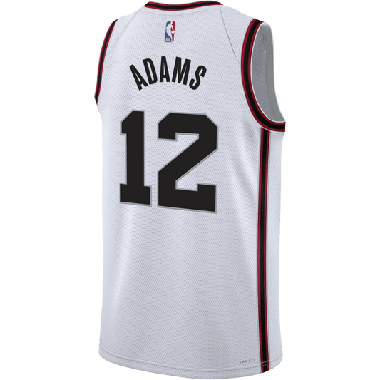 Steven Adams 12 Houston Rockets White City Edition Basketball Jersey - Elite Zone Sports