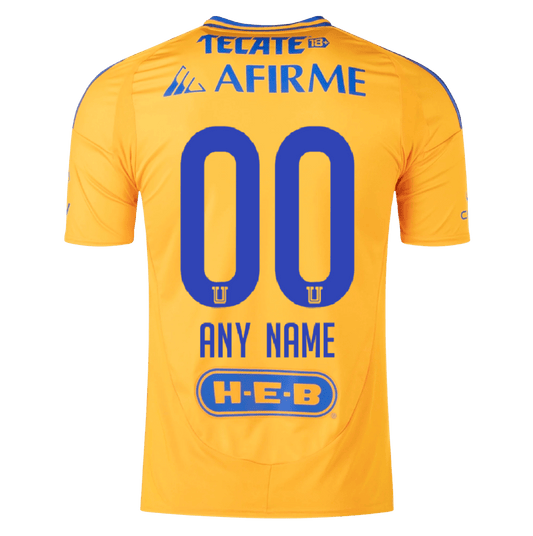 Tigres UANL 24/25 Home Personalized Fans Soccer Jersey - Elite Zone Sports