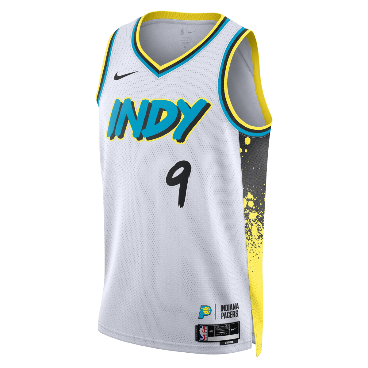 T.J. McConnell 9 Indiana Pacers White City Edition Jersey - Elite Zone Sports