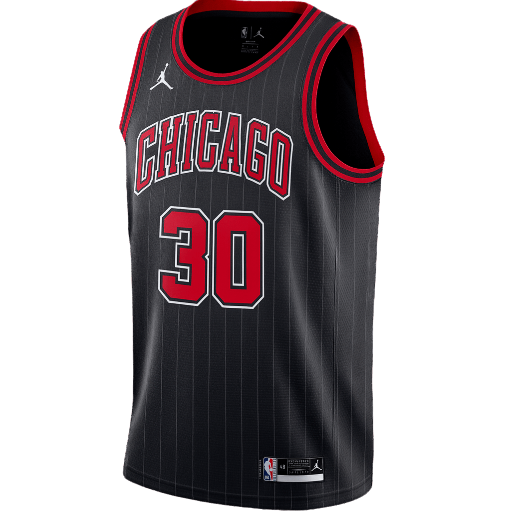 Tre Jones 30 Chicago Bulls Black Statement Jersey - Elite Zone Sports