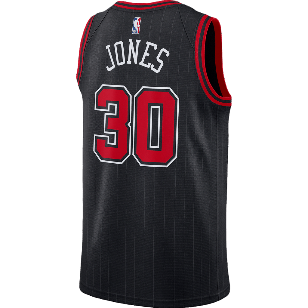 Tre Jones 30 Chicago Bulls Black Statement Jersey - Elite Zone Sports