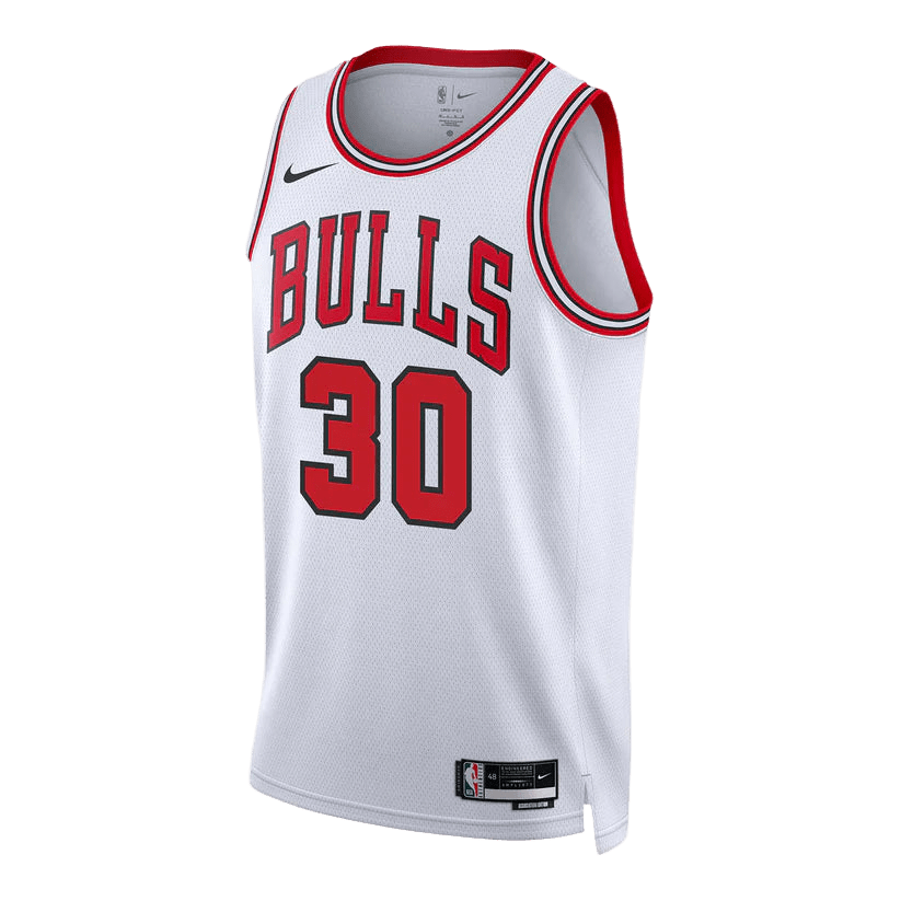 Tre Jones 30 Chicago Bulls White Association Jersey - Elite Zone Sports