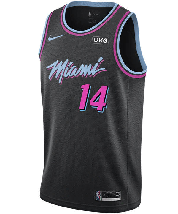 Tyler Herro 14 Miami Heat Black Vice Nights Jersey - Elite Zone Sports