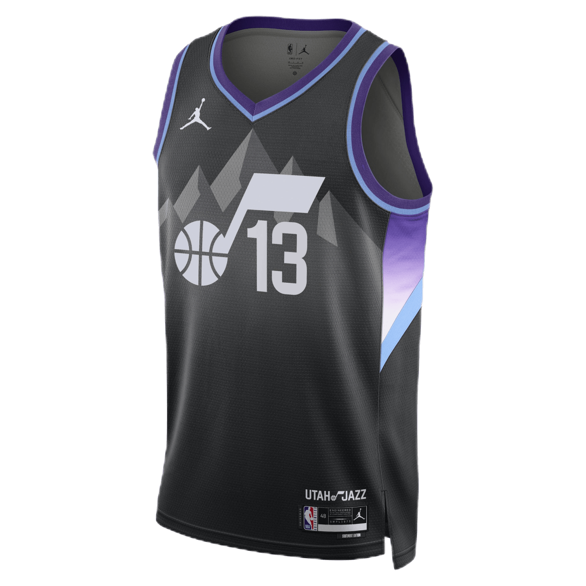 Walter Clayton Jr. 13 Utah Jazz Black Statement Jersey - Elite Zone Sports