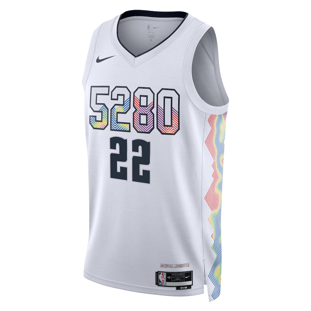 Zeke Nnaji 22 Denver Nuggets White City Edition Jersey - Elite Zone Sports