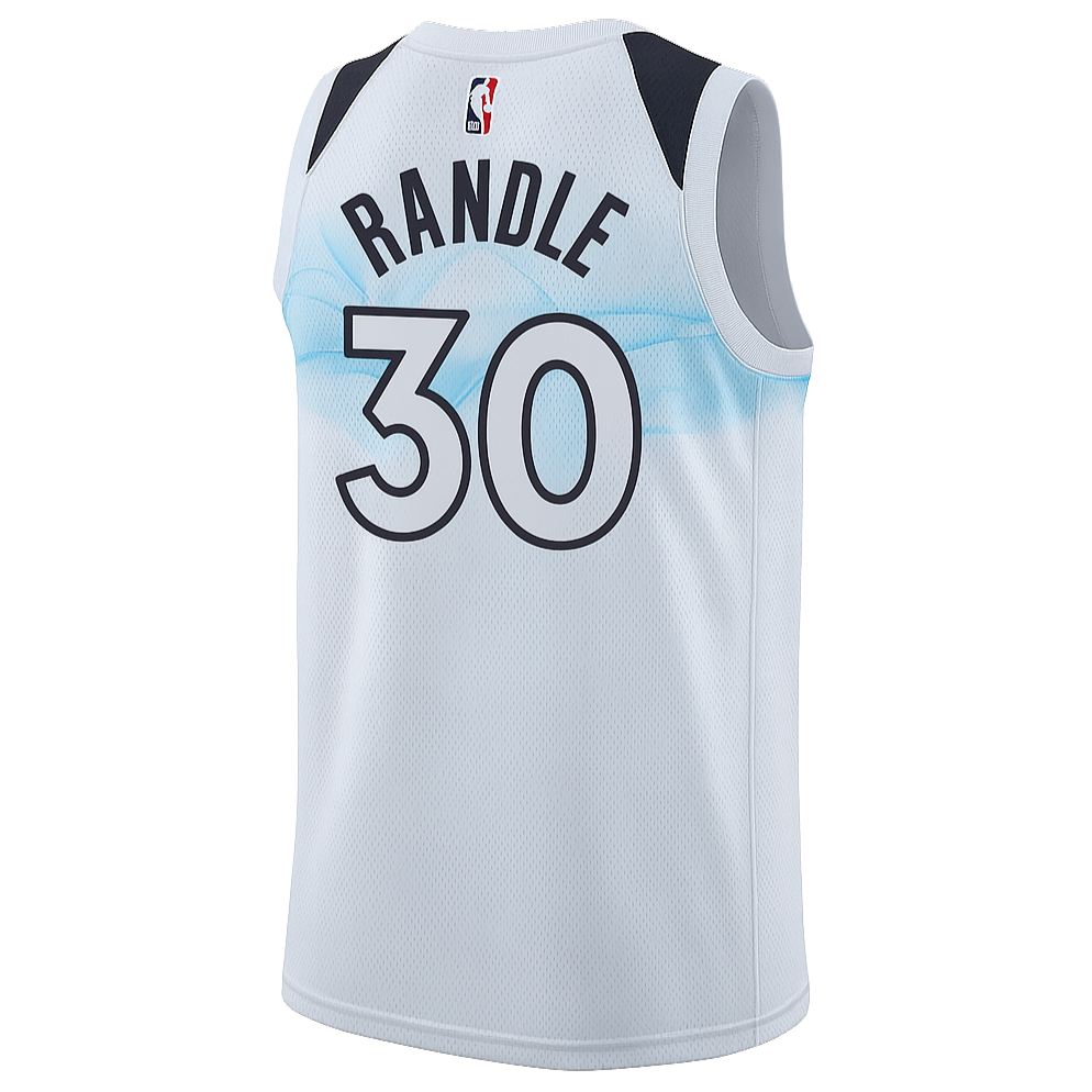 Julius Randle #30 Minnesota Timberwolves White City Edition Jersey