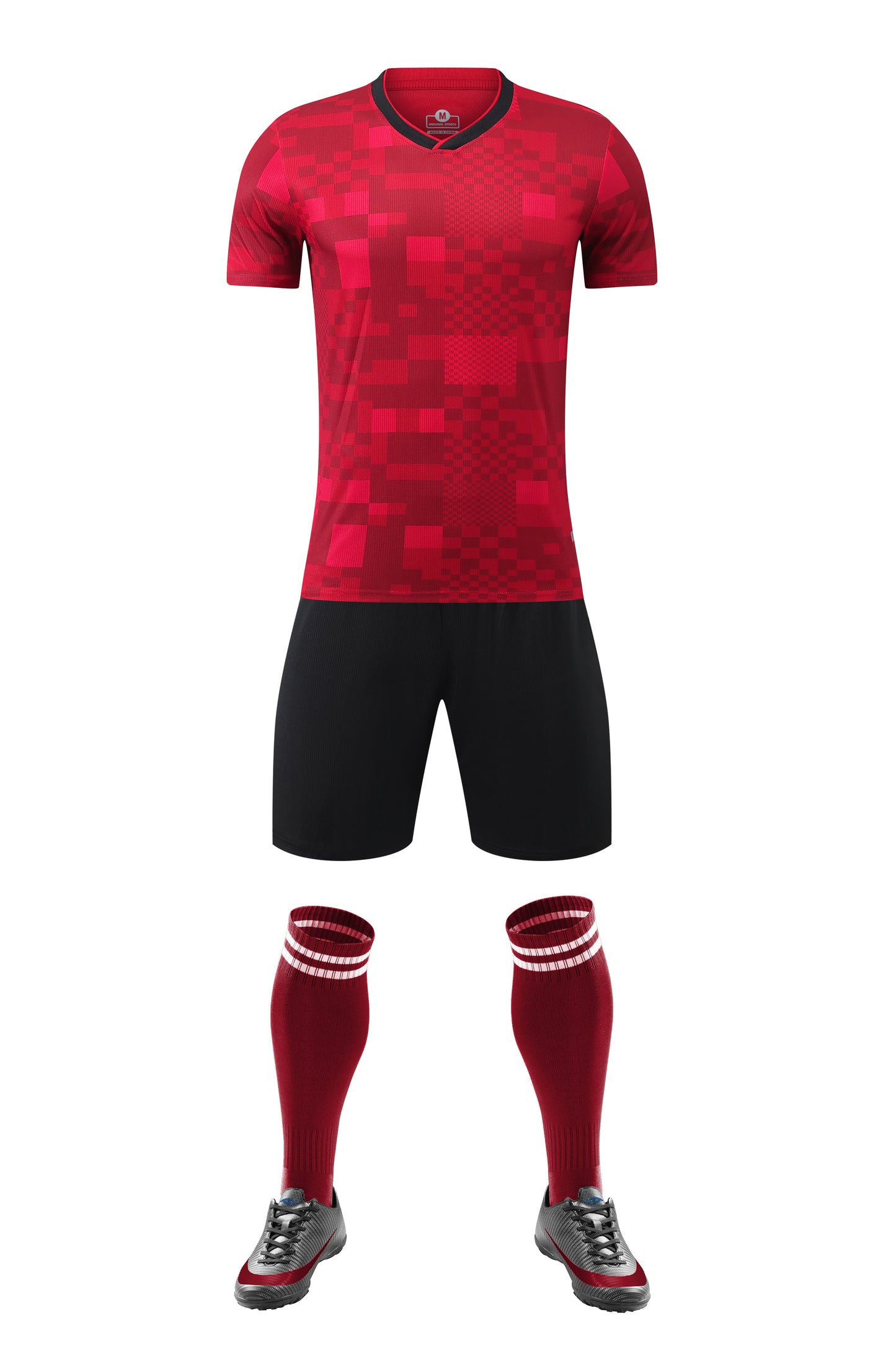 Elite QR Blaze Red Soccer Kit