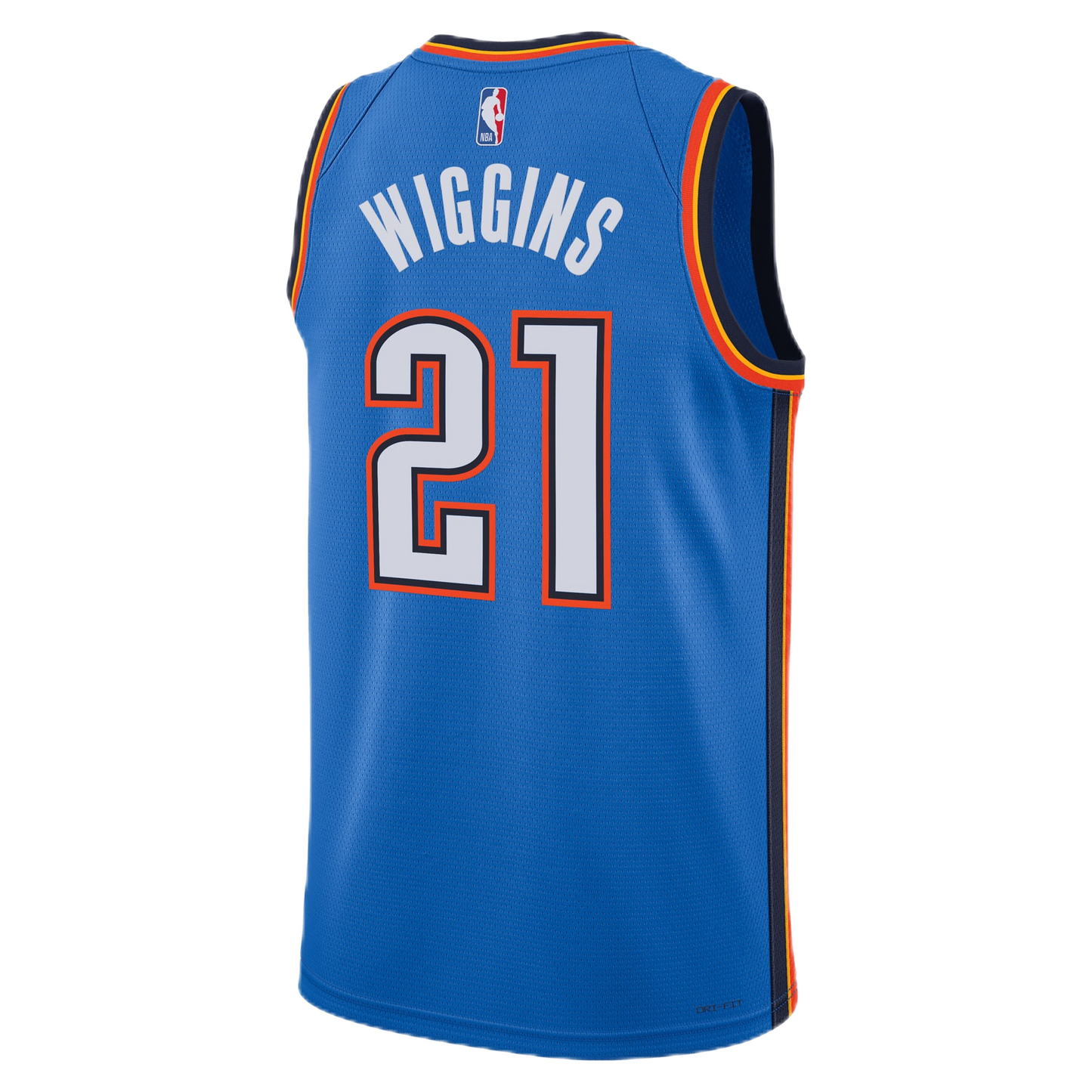 Aaron Wiggins #21 Oklahoma City Thunder Blue Icon Jersey