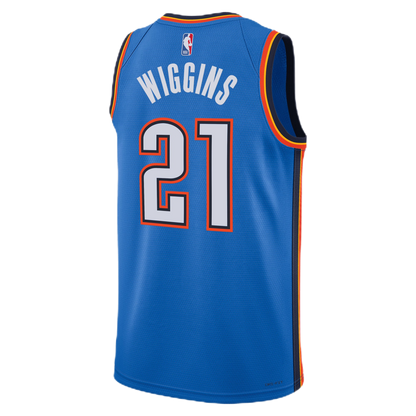Aaron Wiggins #21 Oklahoma City Thunder Blue Icon Jersey