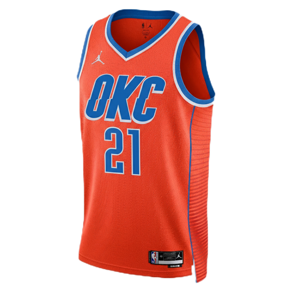 Aaron Wiggins #21 Oklahoma City Thunder Orange Statement Jersey