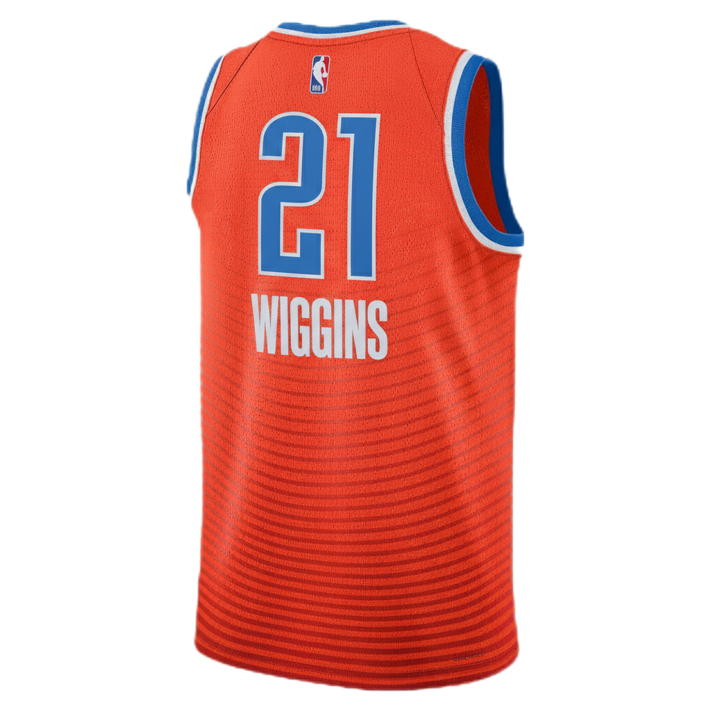 Aaron Wiggins #21 Oklahoma City Thunder Orange Statement Jersey