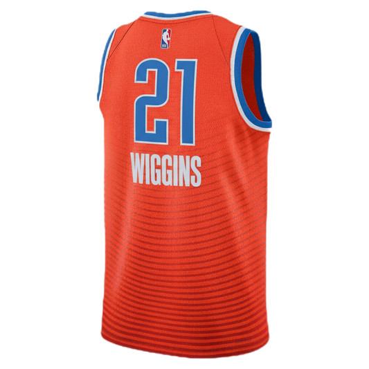 Aaron Wiggins #21 Oklahoma City Thunder Orange Statement Jersey