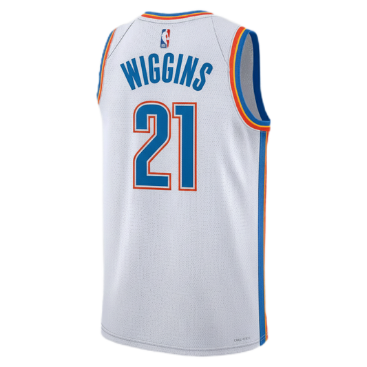 Aaron Wiggins #21 Oklahoma City Thunder White Association Jersey
