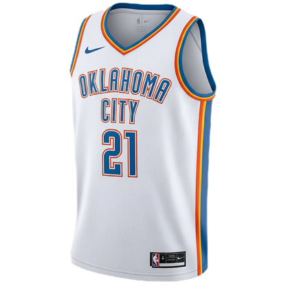 Aaron Wiggins #21 Oklahoma City Thunder White Association Jersey