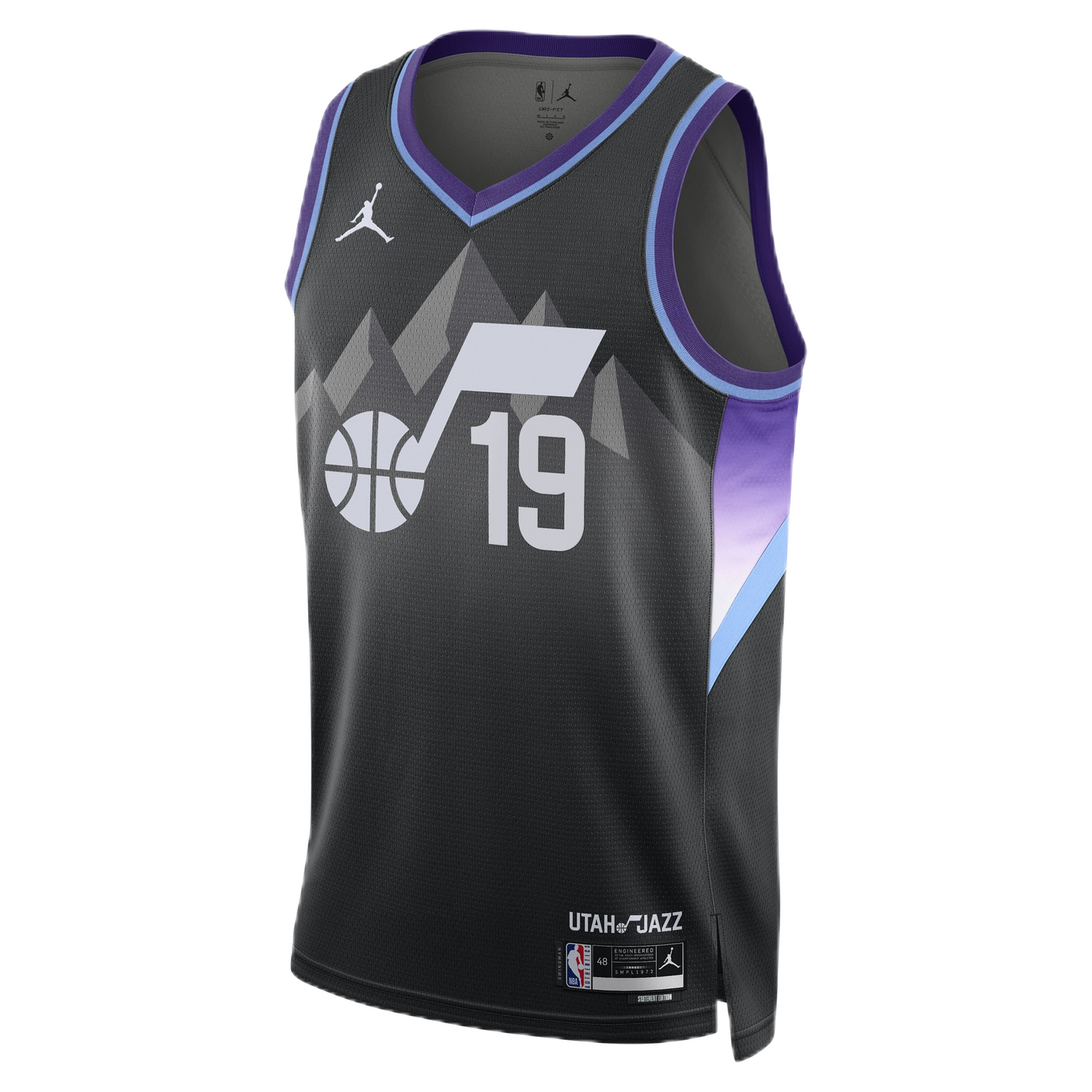 Ace Bailey #19 Utah Jazz Black Statement Jersey