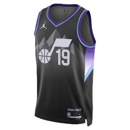 Ace Bailey #19 Utah Jazz Black Statement Jersey