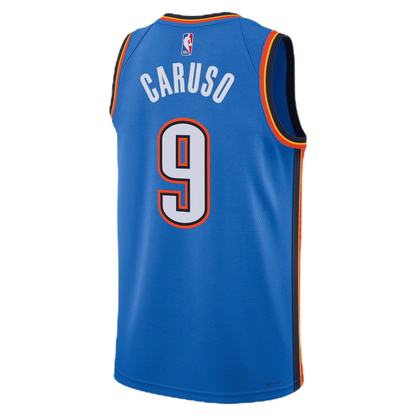 Alex Caruso #9 Oklahoma City Thunder Blue Icon Jersey