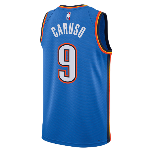 Alex Caruso #9 Oklahoma City Thunder Blue Icon Jersey