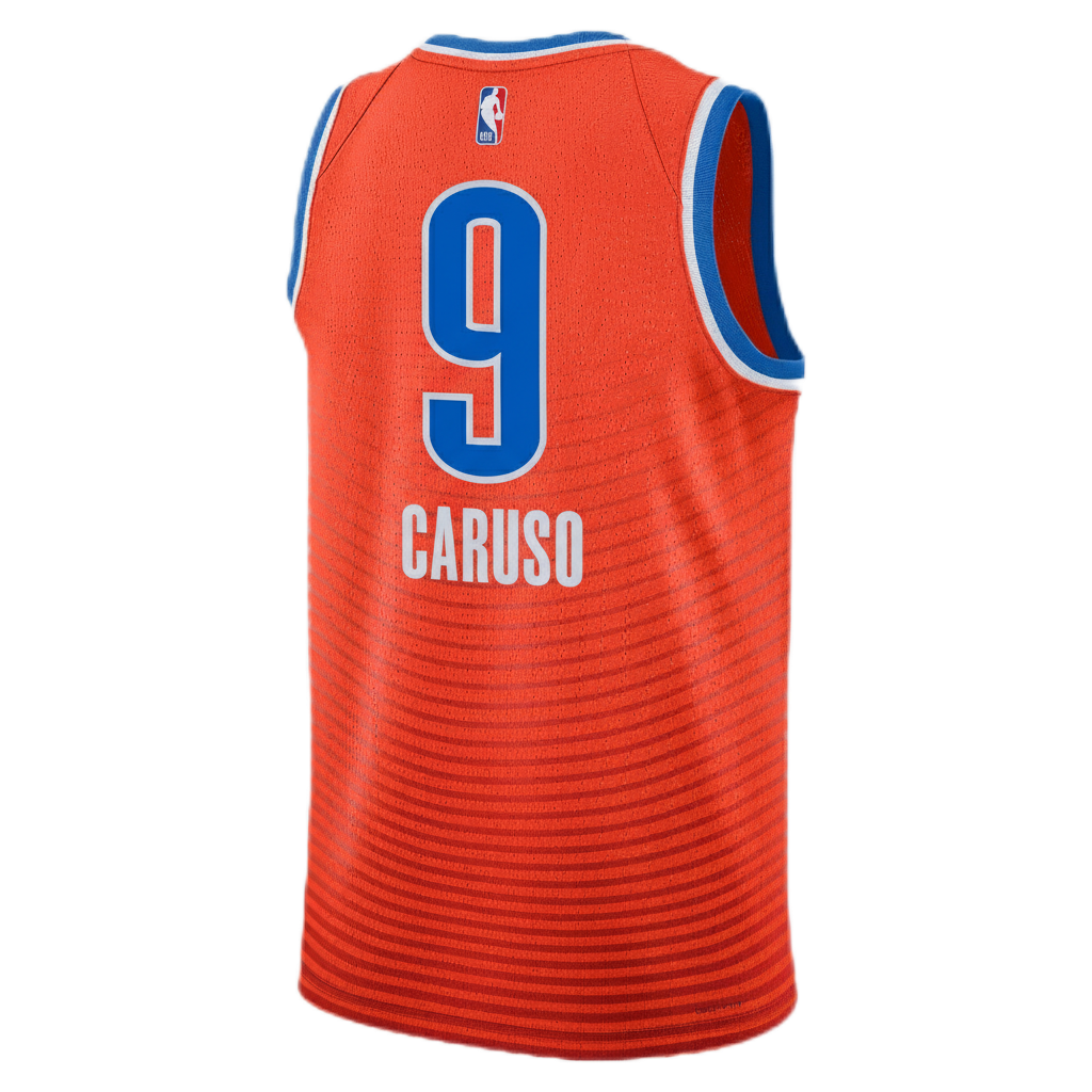 Alex Caruso #9 Oklahoma City Thunder Orange Statement Jersey