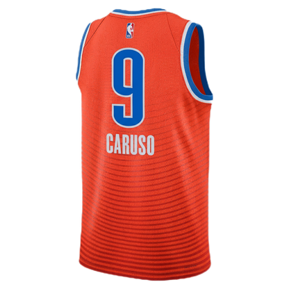 Alex Caruso #9 Oklahoma City Thunder Orange Statement Jersey