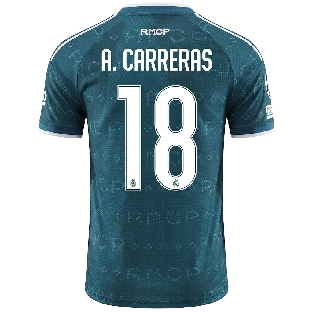 Real Madrid 26/27 Away Jersey Álvaro Carreras #18