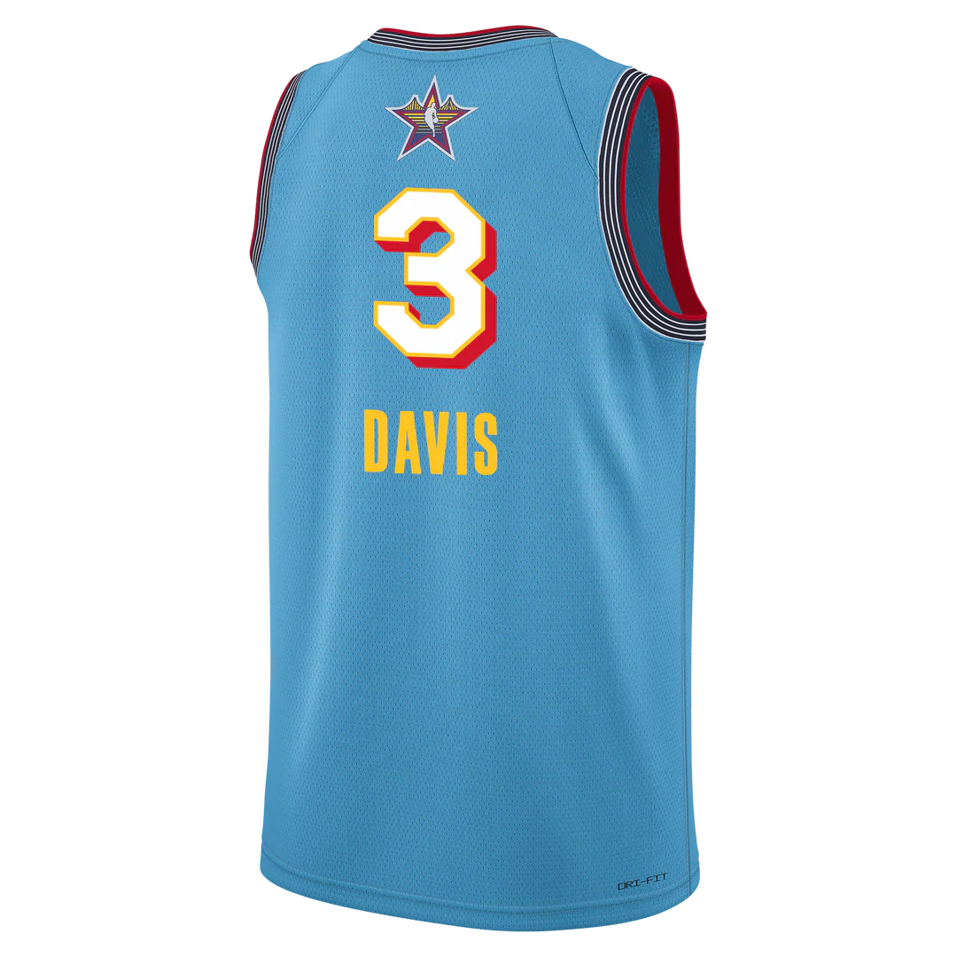 Anthony Davis #3 Dallas Mavericks Blue 2025 All-Star Edition Jersey