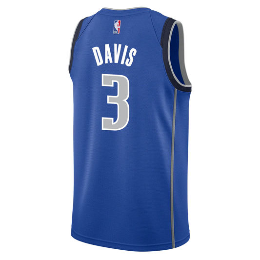 Anthony Davis #3 Dallas Mavericks Blue Icon Jersey