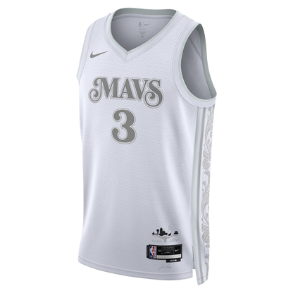 Anthony Davis #3 Dallas Mavericks White City Edition Jersey