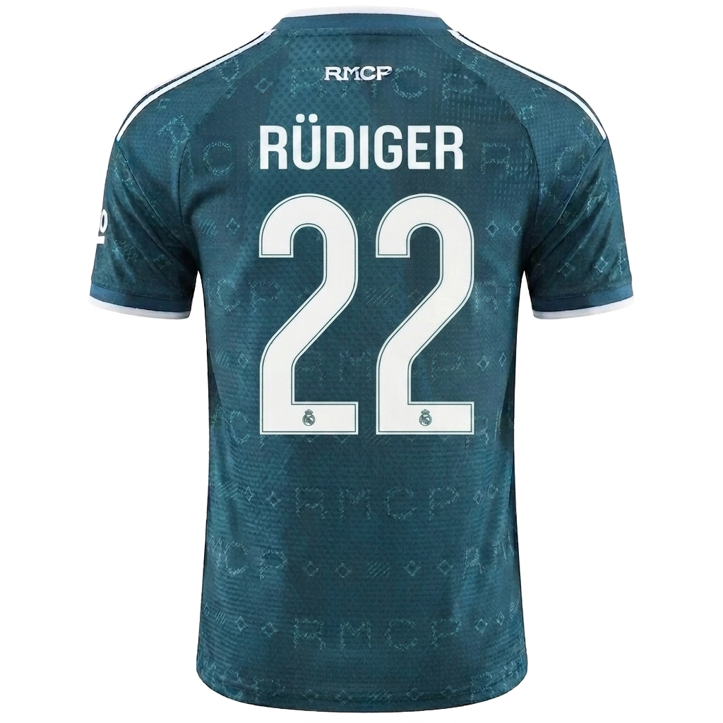 Real Madrid 26/27 Away Jersey Antonio Rüdiger #22