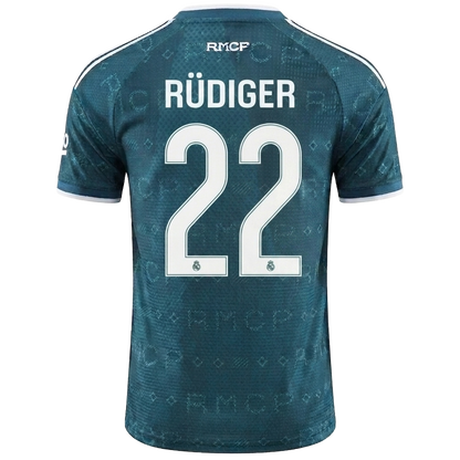 Real Madrid 26/27 Away Jersey Antonio Rüdiger #22